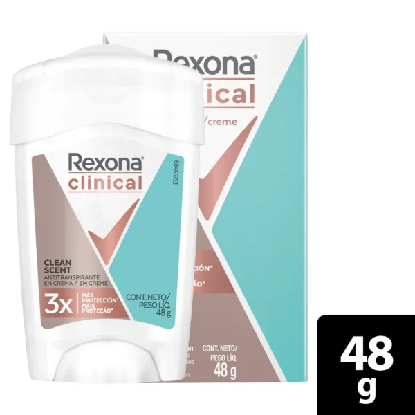Rexona  Desodorante en Crema Mujer Clinical Clean Scent