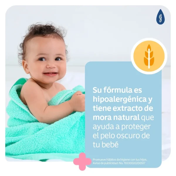 Johnson's Baby Shampoo para Cabello Oscuro - Image 5