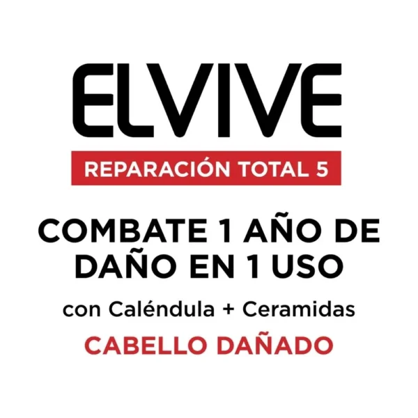 Shampoo Elvive Reparación Total 5 400 ml - Image 4