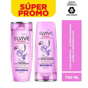 Loreal Paris Shampoo Elvive Hidra Hialurónico + Acondicionador