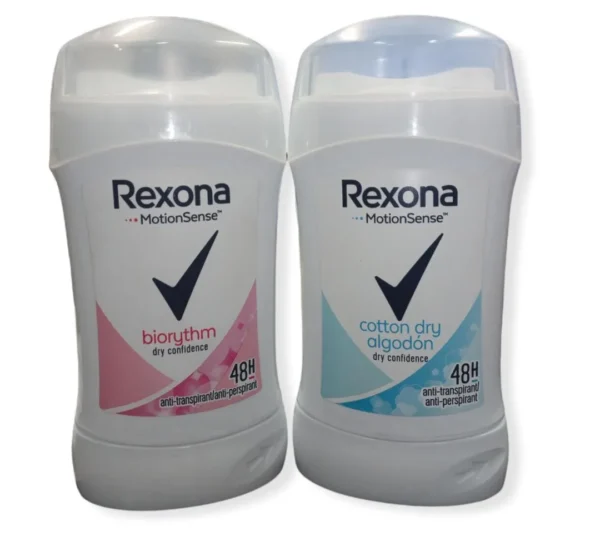 Desodorante Rexona Barra Mujer x 40ml X 2 unds