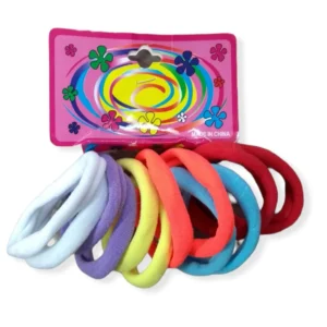 Chulos Para Cabello Multicolor X 12 Unds