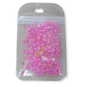 Caviar Y Rosas Decorativas De Uñas Color