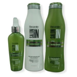 Recamier  Kit Shampoo+Acondicionador+Serum Ultra Force