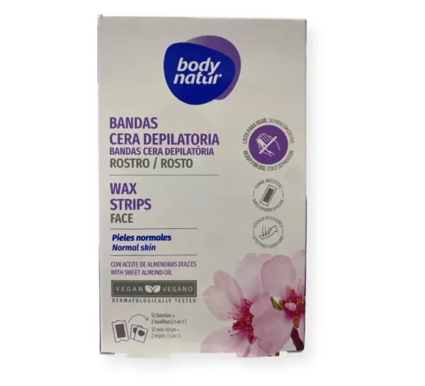 Bandas Cera Depilatoria Rostro X 12 Unds