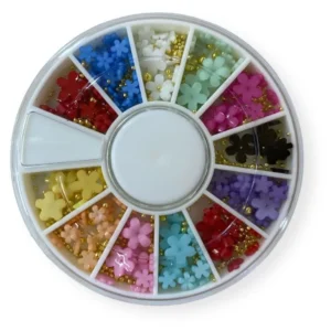 Caviar Y Flores Para Uñas