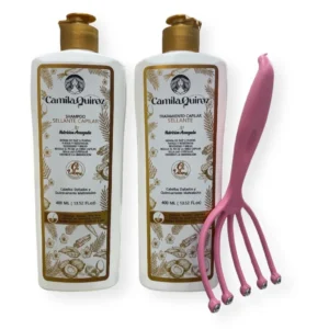 Kit Shampoo + Tratamiento + Masajeador Camila Quiroz