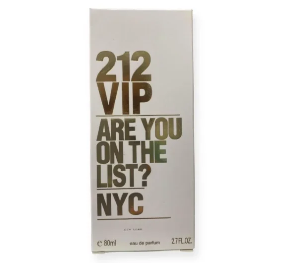 Perfume 212 Vip Genérica Aaa X 80ml - Image 2