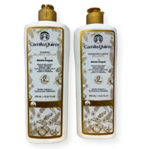 Kit Shampoo Y Tratamiento Sellante Camila Quiroz X 400ml