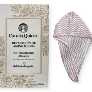 Kit Reposición De Aminoácidos Alisador + Toalla De Microfibra Camila Quiroz