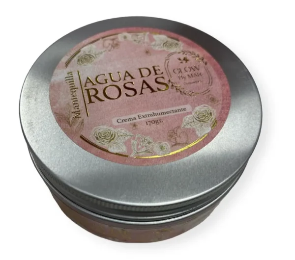 Mantequilla Corporal Agua De Rosas Glow By Mar X 170g
