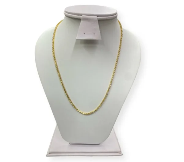 Collar Piedras Brillantes Rodio
