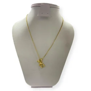 Collar Oso Pequeño Rodio