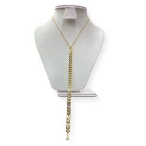 Collar Largo Escote Rodio