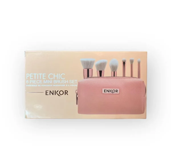 Kit Brochas 6 Unds + Cosmetiquera Eknor - Image 3