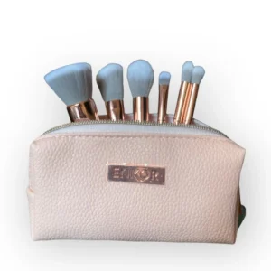 Kit Brochas 6 Unds + Cosmetiquera Eknor