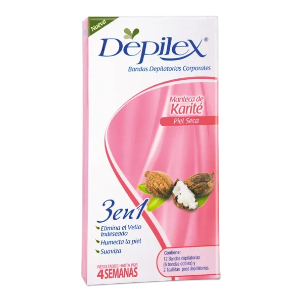 Depilex Bandas Depilatorias Corporal Piel Seca