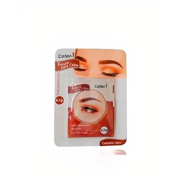 Color-1 Tintura para Cejas Tono Castaño Claro