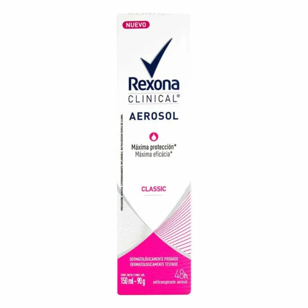 Desodorande Rexona Aerosol Mujer Classic 150ml - Image 2