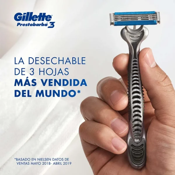 Gillette Máquina de Afeitar Desechable Prestobarba 3 - Image 4