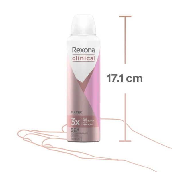Rexona Desodorante Clinical Expert Classic en Aerosol - Image 4