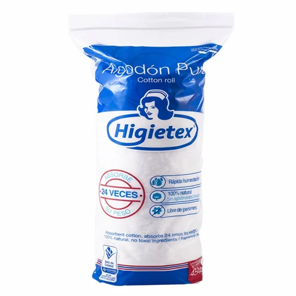 Higietex Rollo de Algodón Absorbente