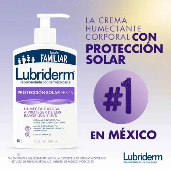 Lubriderm Crema Corporal Humectante con Filtro Solar FPS 15 - Image 6