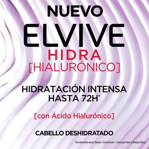 Loreal Paris Shampoo Elvive Hidra Hialurónico + Acondicionador - Image 4