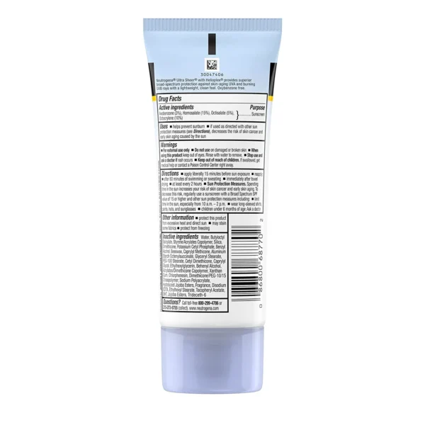 Neutrogena Protector Solar Ultrasheer Fps - Image 3