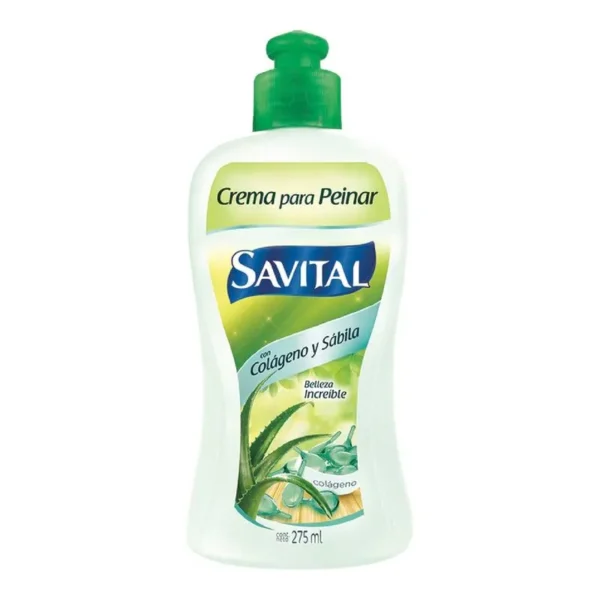 Savital Crema para Peinar con Colágeno y Sábila