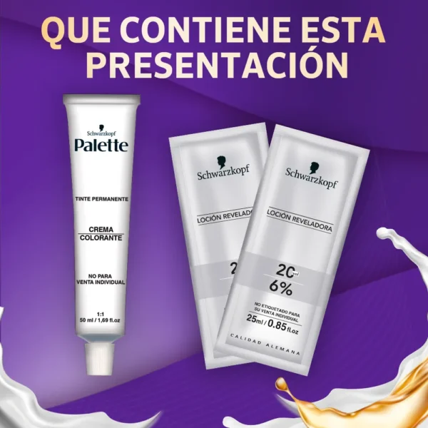 Palette Tinte Intensive Colorcreme Tono 6-99 Violeta Profundo - Image 3