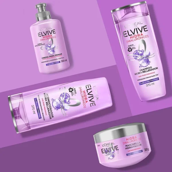 Loreal Paris Shampoo Elvive Hidra Hialurónico + Acondicionador - Image 6