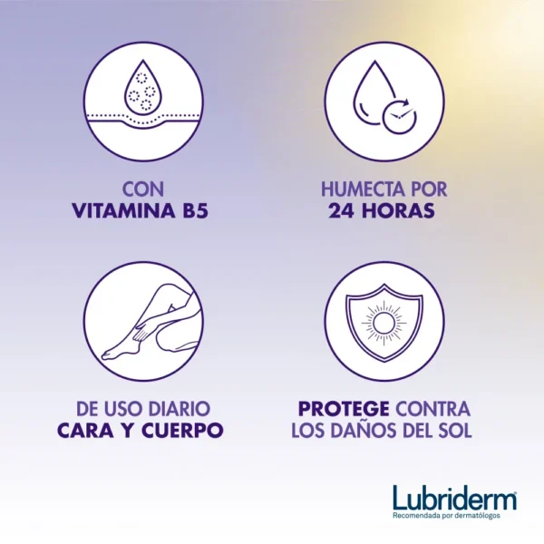 Lubriderm Crema Corporal Humectante con Filtro Solar FPS 15 - Image 5