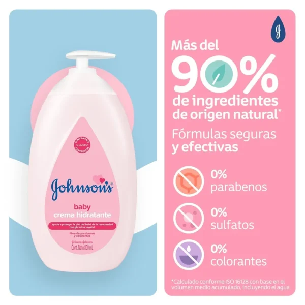 Johnson's Baby Crema Corporal Hidratante Original - Image 2