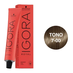 Igora Tinte Capilar Royal Natural Rubio Medio Intenso Tono 7