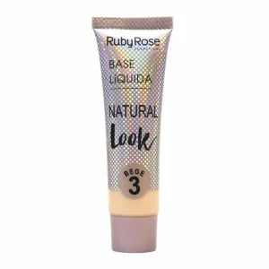 RUBY ROSE Base Facial Base Líquida Natural Look Beige 3 Ref. G2
