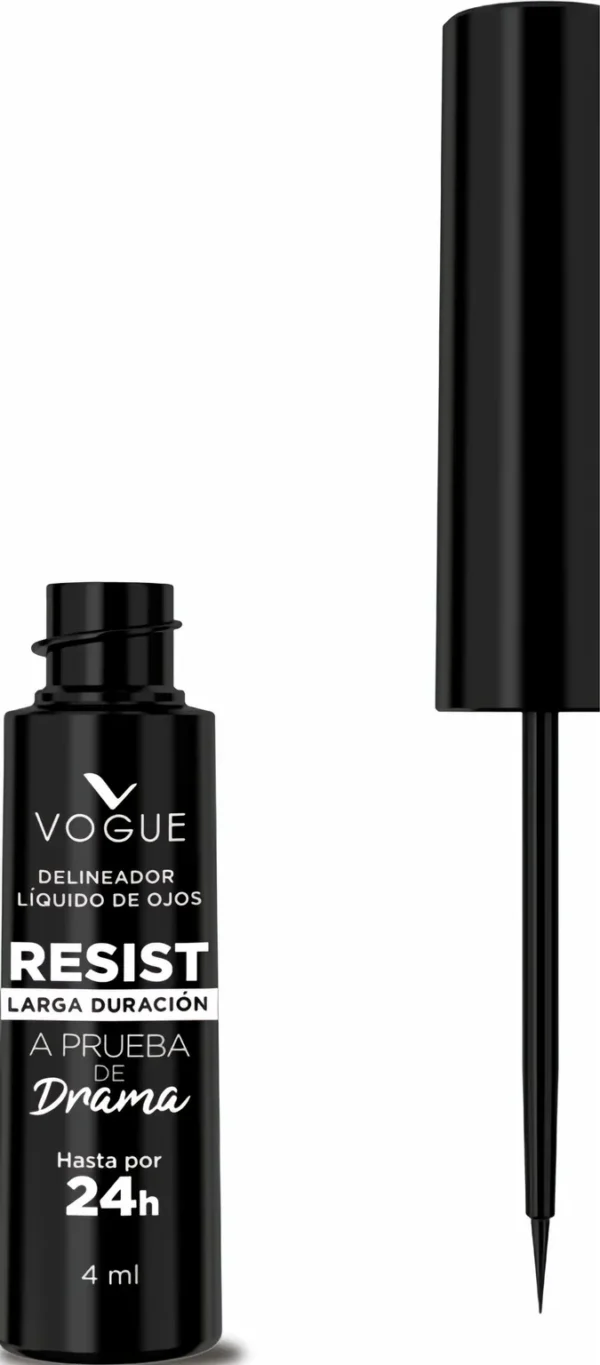 Vogue Delineador Líquido para Ojos Resist Negro