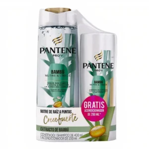 Pantene Samphoo Bambú + Pantene Acondicionador Bambu