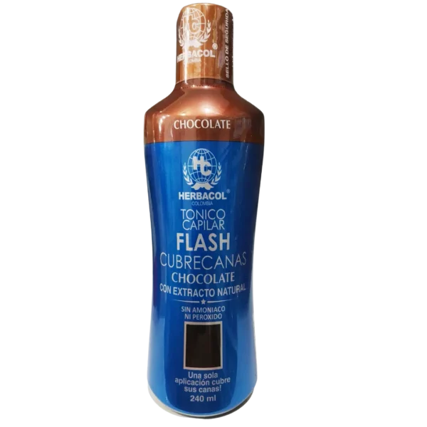 Herbacol Tónico Capilar Flash Cubrecanas Tono Chocolate