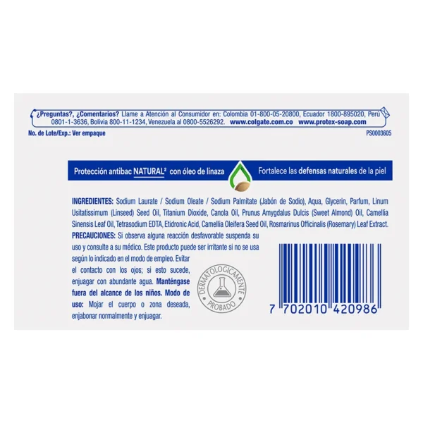Protex Jabón Nutri Protect Omega 3 - Image 4