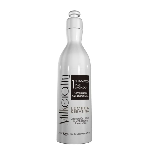 Milkeratin Shampoo Post Alisado Leche y Keratina sin Sal