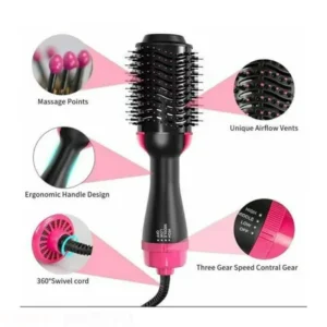 Cepillo Secador Para el Cabello 2 en 1