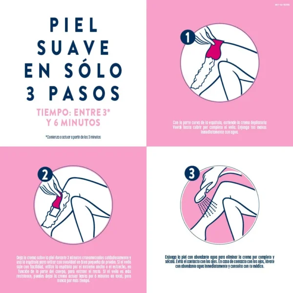 Veet Crema Depilatoria Corporal Pure & Fresh - Image 4