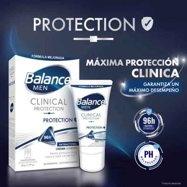Balance Desodorante Antitranspirante Clinical Protection en Crema - Image 3