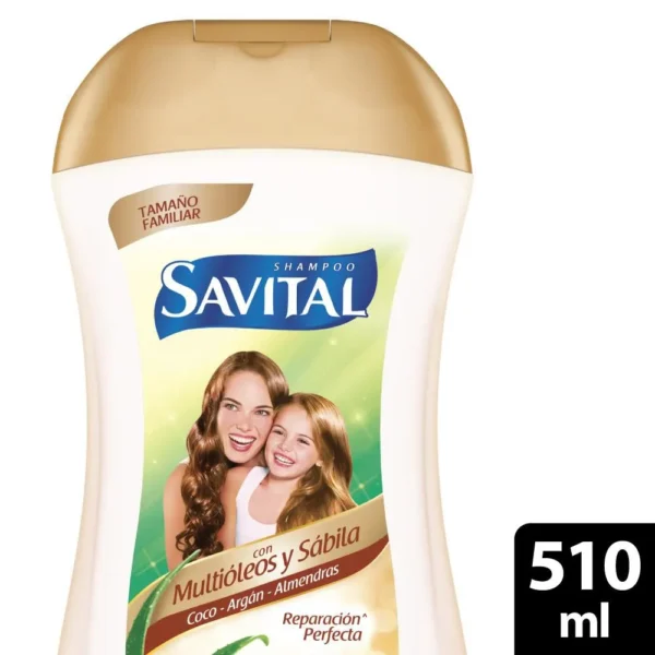 Savital Shampoo con Multióleos y Sábila