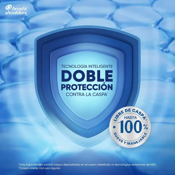 Shampoo Head Shoulders Limpieza Renovadora Control Caspa 2 en 1 Champu Head and Shoulders 375 ml - Image 3