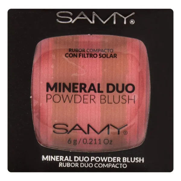 Samy Rubor Compacto Mineral Dúo Powder Blush