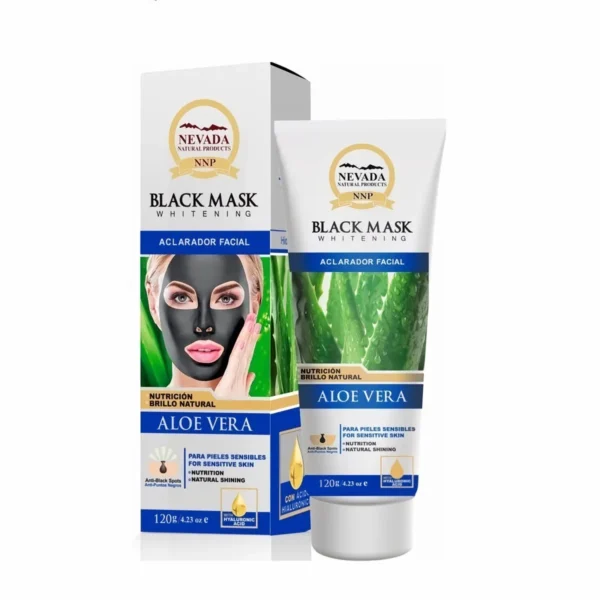 Nevada Mascarilla Negra Con Aloe Vera 120 G