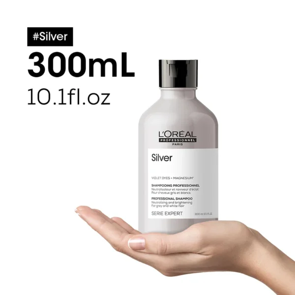 LOréal Professionnel Shampoo Cuidado Del Cabello Blanco 300 mL - Image 3