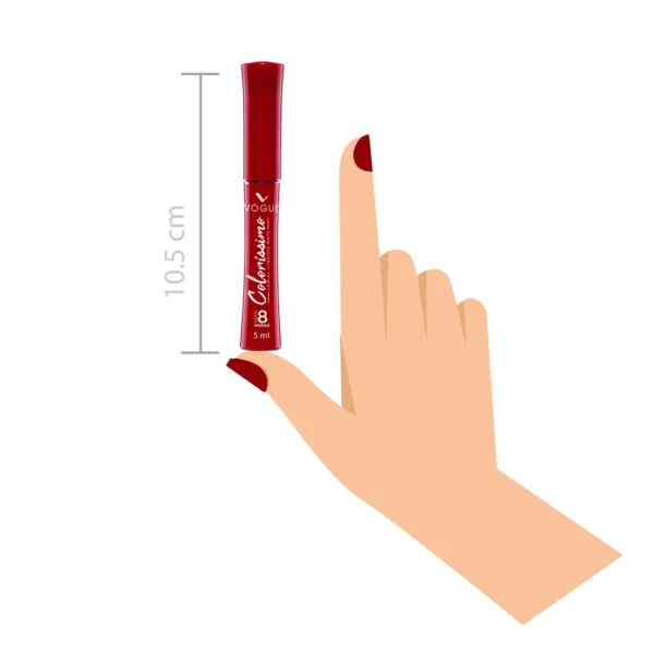 Vogue Coloríssimo Labial Líquido Mate Tono Fruto Silvestre - Image 4
